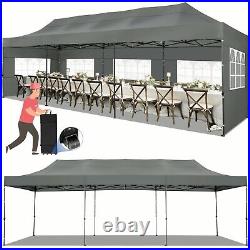 Canopy 10'x30' Heavy Duty Pop Up Tent Outdoor Commercial Gazebo Instant Shelter