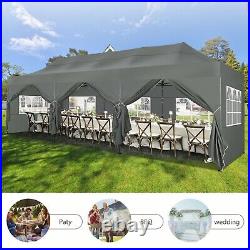 Canopy 10'x30' Heavy Duty Pop Up Tent Outdoor Commercial Gazebo Instant Shelter