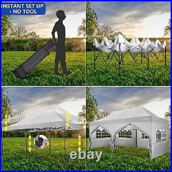 Canopy 10'x30' Pop up Commercial Party Tent Heavy Duty Gazebo Outdoor Carport