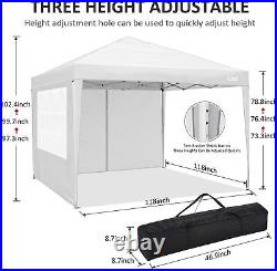 Canopy 10x10 EZ Pop Up Tent Outdoor Gazebo Heavy Duty Pavilion Holiday TravelD