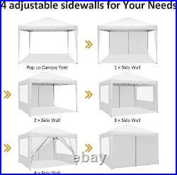 Canopy 10x10 EZ Pop Up Tent Outdoor Gazebo Heavy Duty Pavilion Holiday TravelD