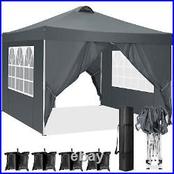 Canopy 10x10'' Gazebo Pop Up Commercial Patio Tent Heavy Duty Instant Sheleter