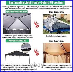 Canopy 10x10 Heavy Duty Gazebo Waterproof Commercial Vendor Events Instant Tent