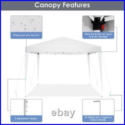 Canopy 10x10 Pop Up Canopy Tent with 4 Sidewalls Party Tents for Parties Wedd