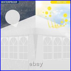 Canopy 10x10 Pop Up Canopy Tent with 4 Sidewalls Party Tents for Parties Wedd