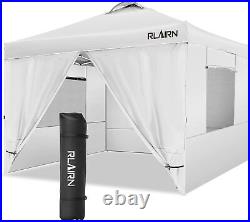 Canopy 10x10 Pop Up Tent Instant Folding Gazebo UV Protection Waterproof white