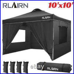 Canopy 10x10 Pop Up Tent Instant Shade Folding Gazebo Waterproof UV Protection