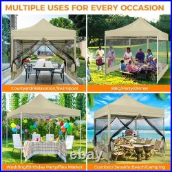 Canopy 10x15ft/10x30ft Heavy Duty Pop up Gazebo Mesh Screen Tent with Sidewalls Canopy 10x15ft/10x30ft Heavy Duty Pop up Gazebo Mesh Screen Tent with Sidewalls
