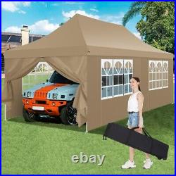 Canopy 10x20 Heavy Duty EZ Pop Up Party Tent Waterproof Gazebo Outdoor Carport