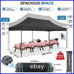 Canopy 10x20 Heavy Duty EZ Pop Up Party Tent Waterproof Gazebo Outdoor Carport/