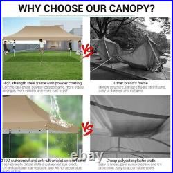 Canopy 10x20 Heavy Duty EZ Pop Up Party Tent Waterproof Gazebo Outdoor Carport