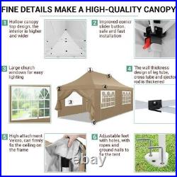 Canopy 10x20 Heavy Duty EZ Pop Up Party Tent Waterproof Gazebo Outdoor Carport