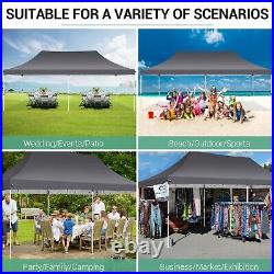 Canopy 10x20 Heavy Duty EZ Pop Up Party Tent Waterproof Gazebo Outdoor Carport#