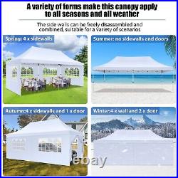 Canopy 10x20 Heavy Duty Pop Up Party Tent Waterproof Gazebo Outdoor Carport NEW