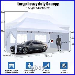 Canopy 10x20 Heavy Duty Pop Up Party Tent Waterproof Gazebo Outdoor Carport NEW