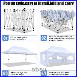 Canopy 10x20 Heavy Duty Pop Up Party Tent Waterproof Gazebo Outdoor Carport NEW