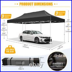 Canopy 10x20ft Heavy Duty Heavy Duty Party Tent Outdoor Commercial Event Gazebo