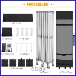 Canopy 10x20ft Heavy Duty Heavy Duty Party Tent Outdoor Commercial Event Gazebo