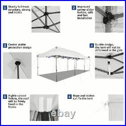 Canopy 10x30 10x20 Heavy Duty Pop up Gazebo Instant Anti-UV Waterproof Tent