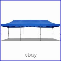 Canopy 10x30 Heavy Duty Gazebo Pop Up Tent Cater Events Pavilion with Roller Bag