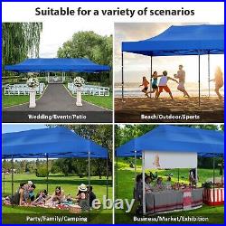 Canopy 10x30 Heavy Duty Gazebo Pop Up Tent Cater Events Pavilion with Roller Bag