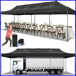 Canopy 10x30ft Heavy Duty Instant Carport Shelter Pop Up Tent Commercial Gazebo/