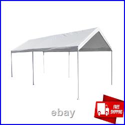 Canopy Carport 10 X 20 Heavy Duty Portable Garage Tent Car Shelter Steel Frame