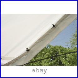 Canopy Enclosure Kit 10 x 20 ft. White. Canopy Cover and Frame Sold Separately