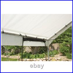 Canopy Enclosure Kit 10 x 20 ft. White. Canopy Cover and Frame Sold Separately