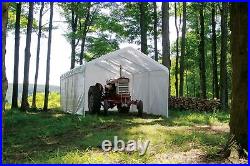 Canopy Enclosure Kit 12 x 20 ft. White. Canopy Cover and Frame Sold Separately