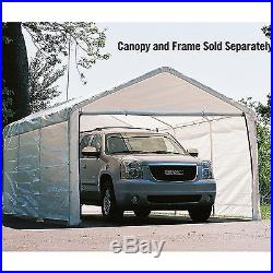 Canopy Enclosure Kit 12x20' Shelter Portable UV Protection Garage Car Port Cover