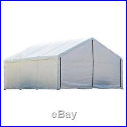 Canopy Enclosure Kit 12x30' Shelter Portable UV Protection Garage Car Port Cover