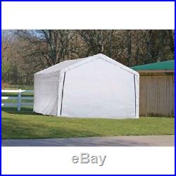 Canopy Enclosure Kit 12x30' Shelter Portable UV Protection Garage Car Port Cover