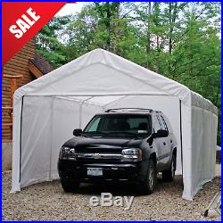 Canopy Enclosure Kit Portable Shelter Car Port Cover UV Protection Carport 12x20