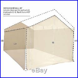 Canopy Garage Side Wall Kit 10 x 20 Big Tent Portable Parking Carport Car Shelte