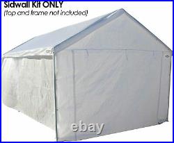 Canopy Garage Side Wall Kit Car Shelter Big Tent Parking Carport Portable New