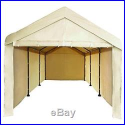 Canopy Garage Side Wall Kit Mega Domain Portable Heavy Duty Carport Car Shelter
