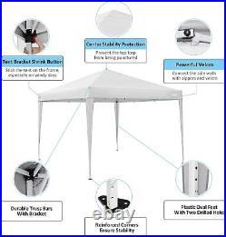 Canopy Gazebo 10'x10' Tent Outdoor Heavy Duty Pavilion Camping Picnic Tent-USA