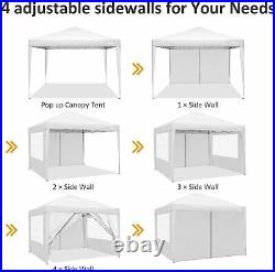Canopy Gazebo 10'x10' Tent Outdoor Heavy Duty Pavilion Camping Picnic Tent-USA