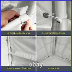 Canopy Portable Garage Side Wall Kit Outdoor Storage Car Shelter Carport Tent
