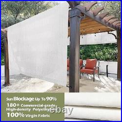 Canopy Replacement Pergola Shade Cover with Pocket 90% UV Block Durable Breathable