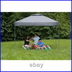 Canopy Tent 10 ft. X 10 ft. Instant Pop Up Collapsible Adjustable Height Gray