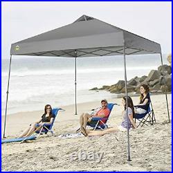 Canopy Tent 11x11 Pop-up Canopy Easy Up Beach Canopy Outdoor Shade Bonus Gray