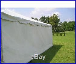 Canopy Tent 7' High Solid White Sidewall Kit Water Resistant PE Privacy Panels