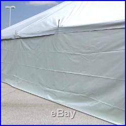 Canopy Tent 8' High White Sidewall Kit Water Resistant PE Privacy Panels