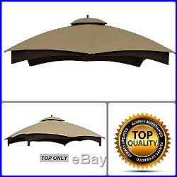 Canopy Top Replacement 10x12 Patio Gazebo Pavilion Sun Shade Cover For Lowe New