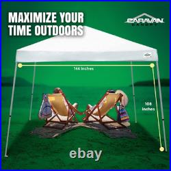 Canopy V Series 12 by 12 Foot Outdoor Shade Instant Canopy Kit with Steel Frame