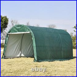 Car Garage Steel Frame Carport 10'x15'x8'FT Storage Shed Tent Shelter Canopy