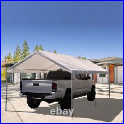 Caravan Canopy Domain 10 x 20 Foot Straight Leg Instant Canopy Tent Set, White