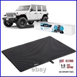 Cargo Liner for Wrangler 2019-2026 Custom Fit Black/Black For Wrangler 19-26